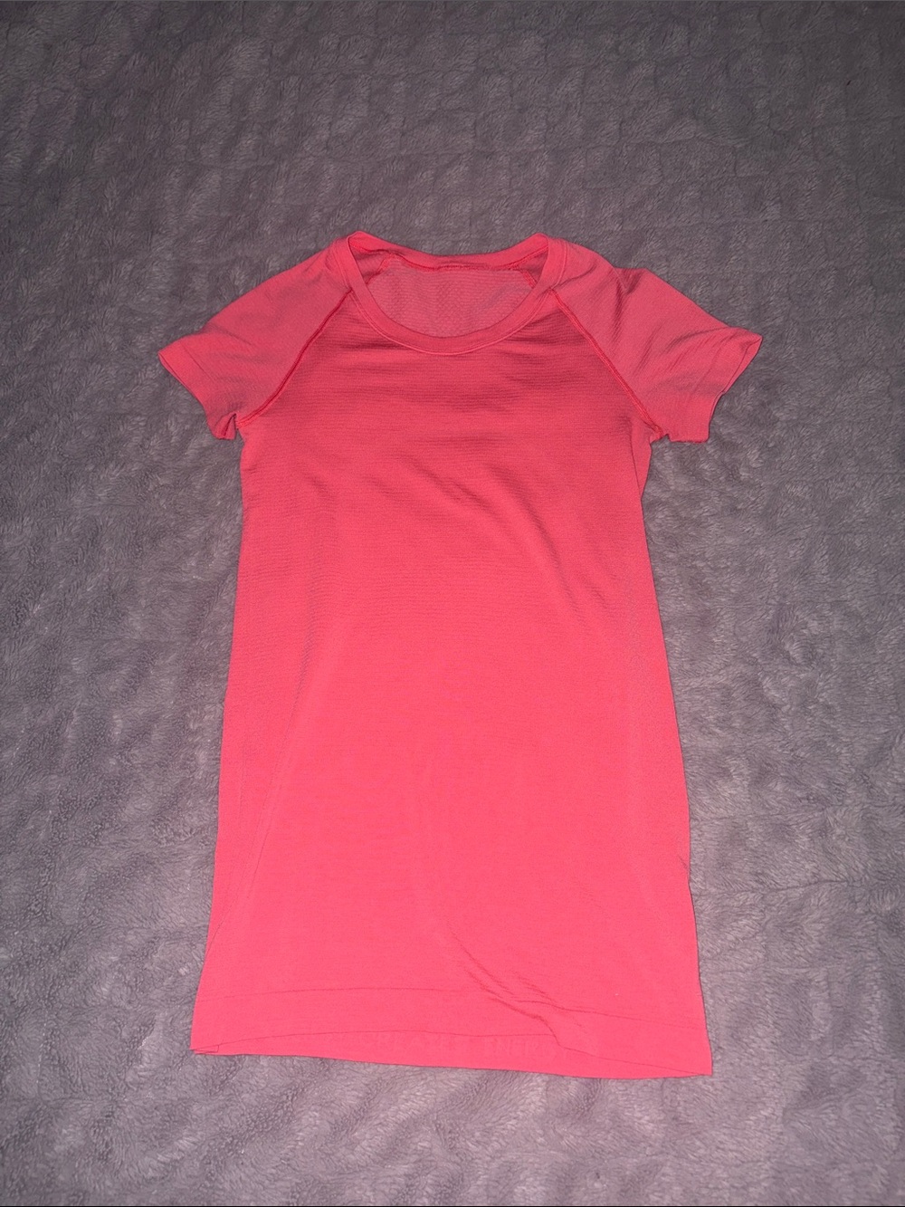 lululemon athletica Coral Pink Short Sleeve Swiftly Tech